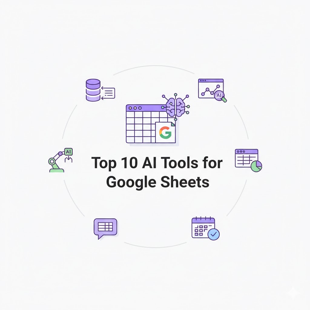 Top 10 AI Tools for Google Sheets