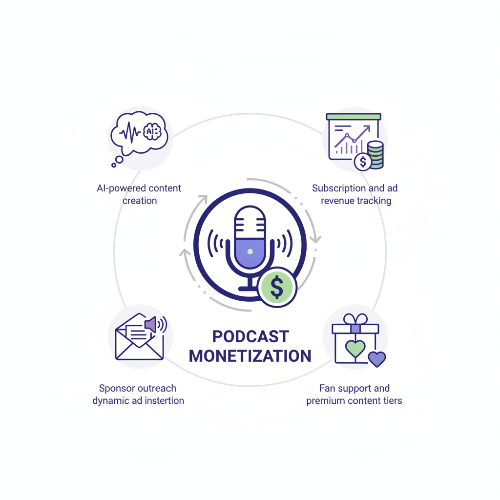 Top 10 AI Tools for Podcast Monetization