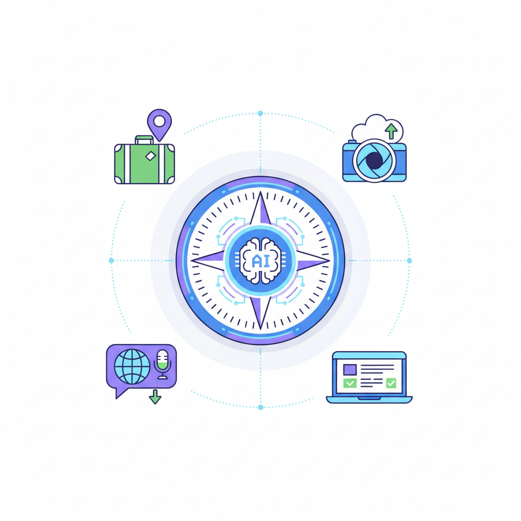 Top 10 AI Tools for Travel Bloggers