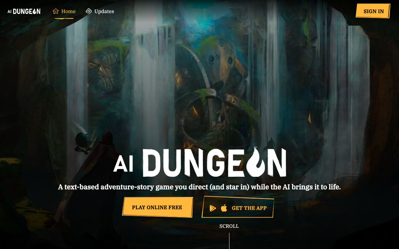 AI Dungeon screenshot 1