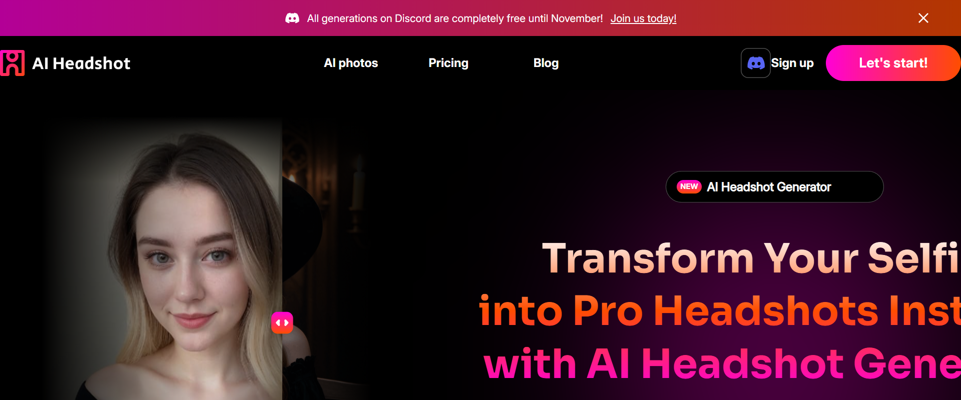AI Headshot Generator screenshot 1