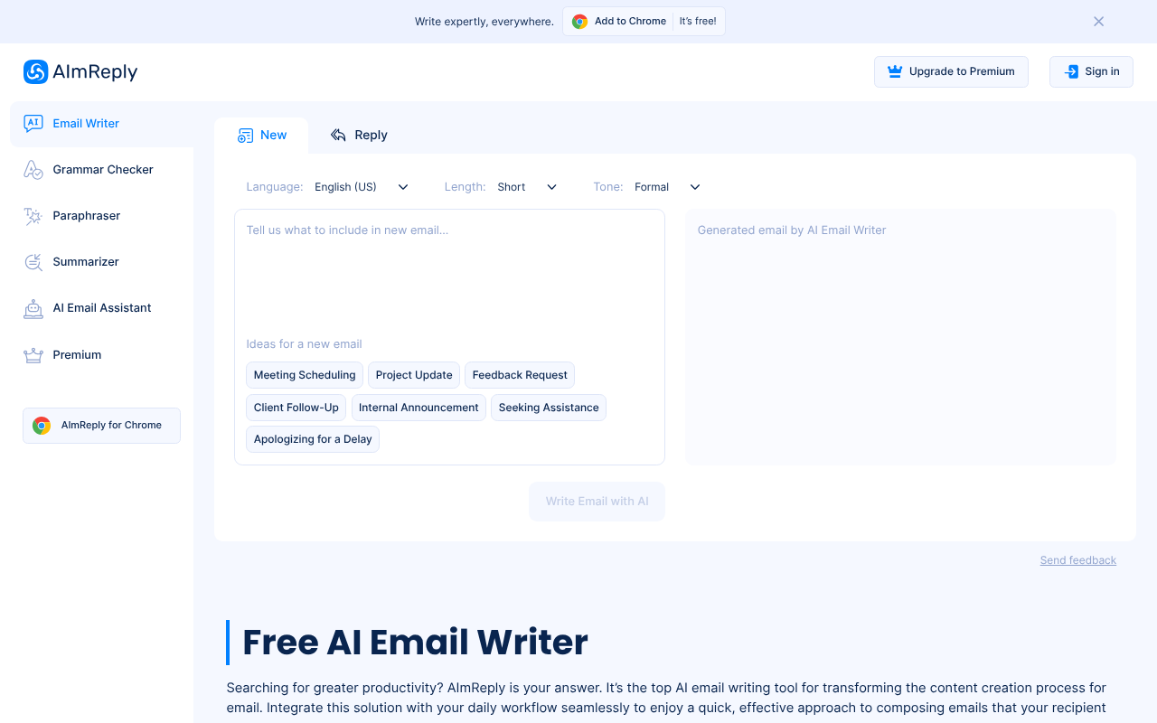 AimReply screenshot 1