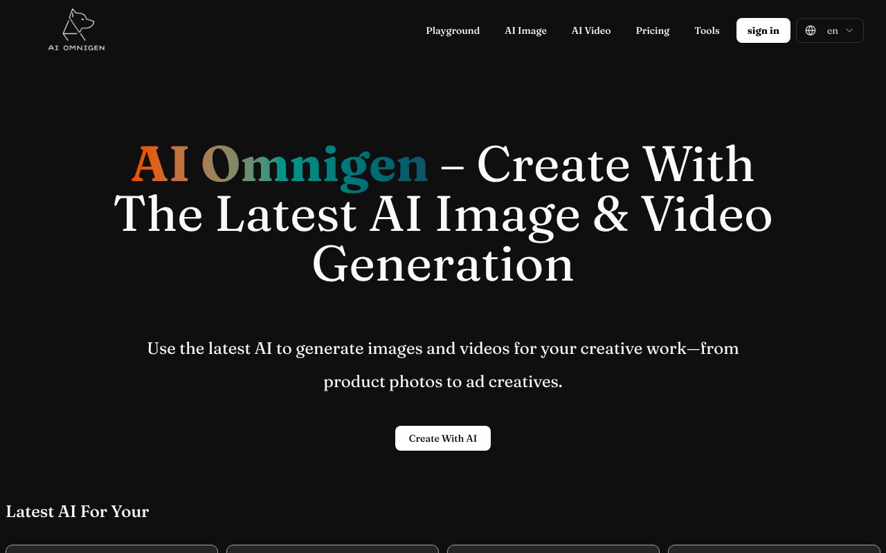 AI OmniGen screenshot 1