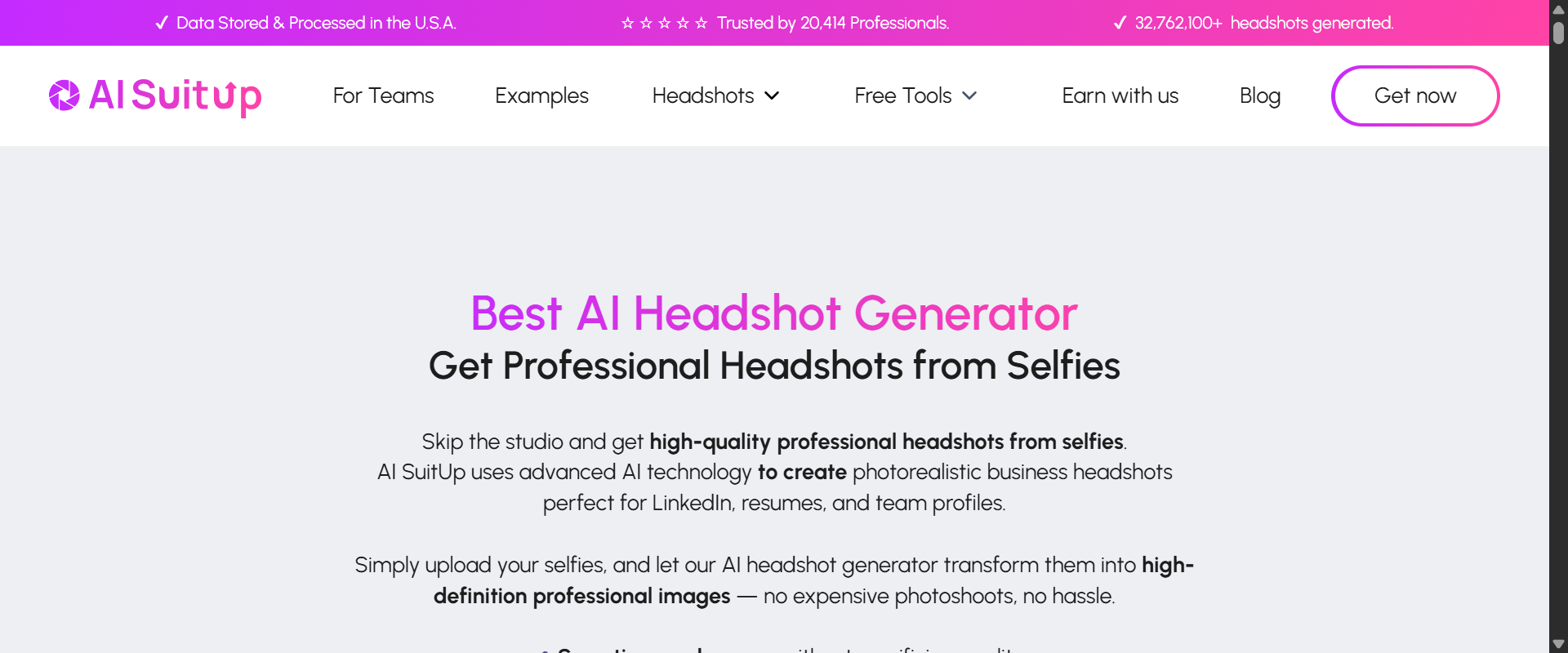 AI SuitUp screenshot 1