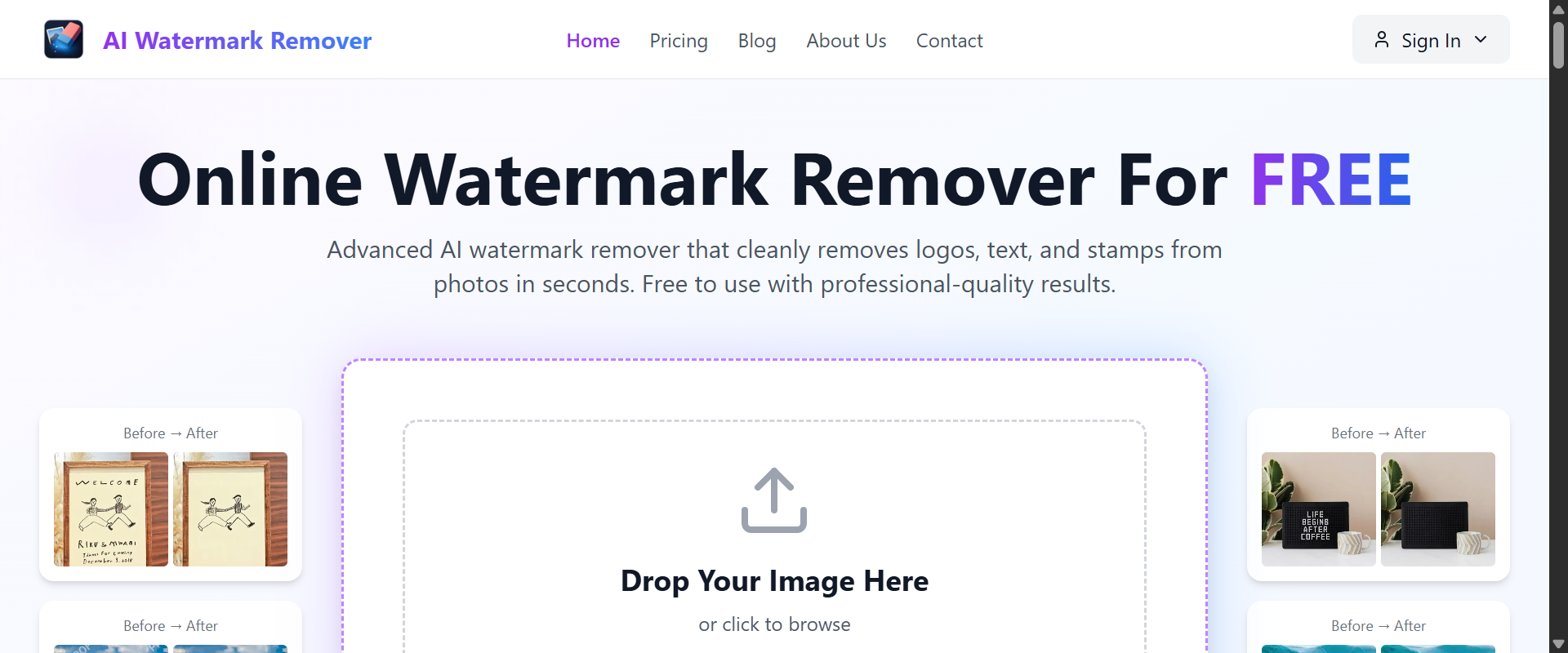 AI Watermark Remover screenshot 1