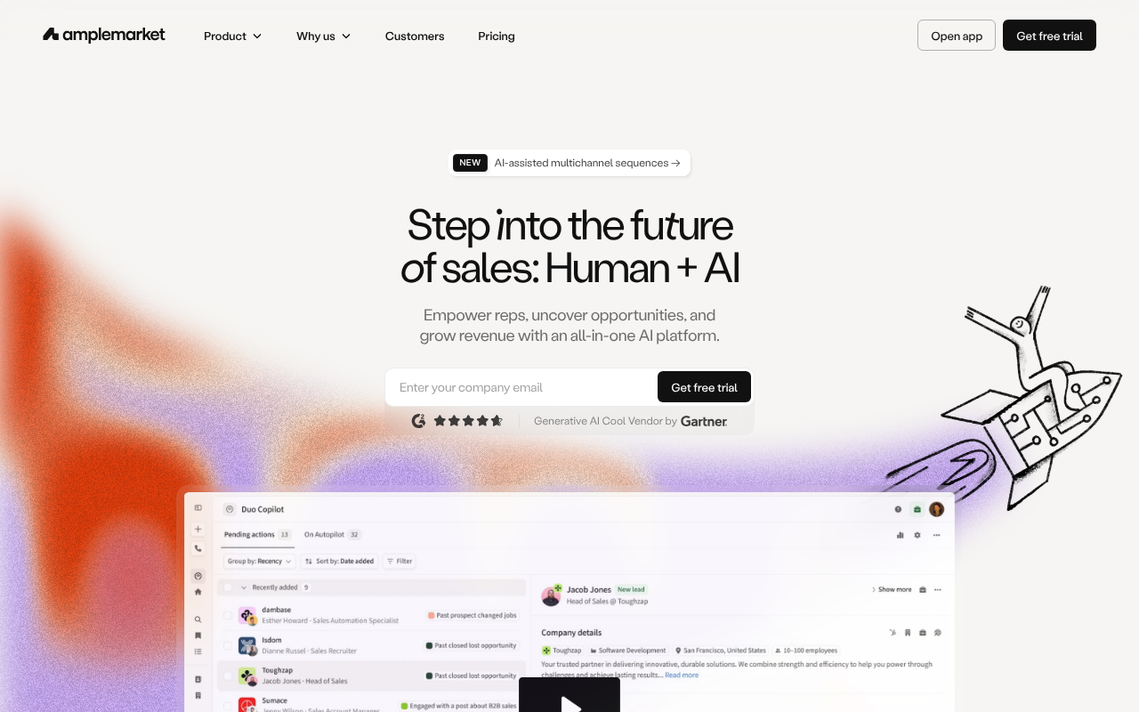 Amplemarket screenshot 1