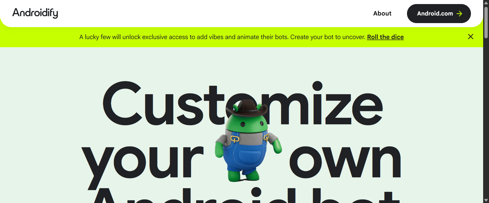 Androidify screenshot 1