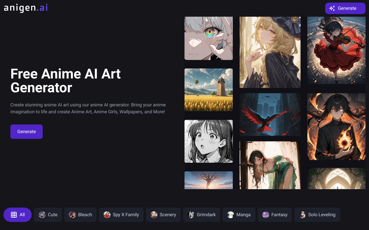 AniGen.ai screenshot 1