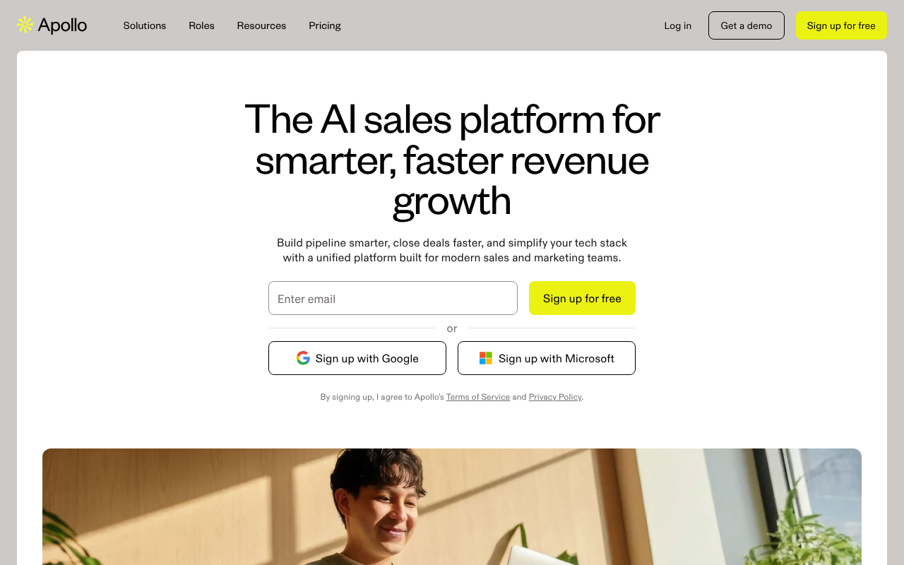 Apollo.io screenshot 1