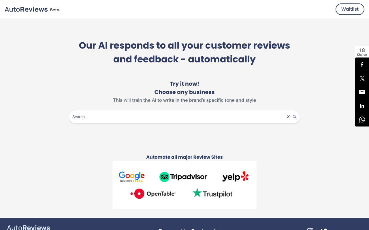 AutoReviews.ai screenshot 1