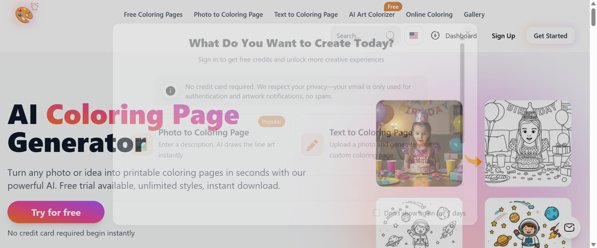 BestColoringPages.ai screenshot 1