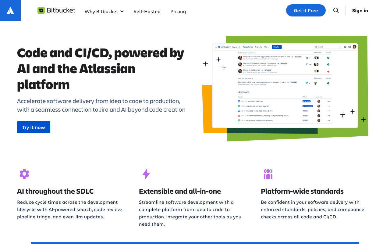 Bitbucket screenshot 1