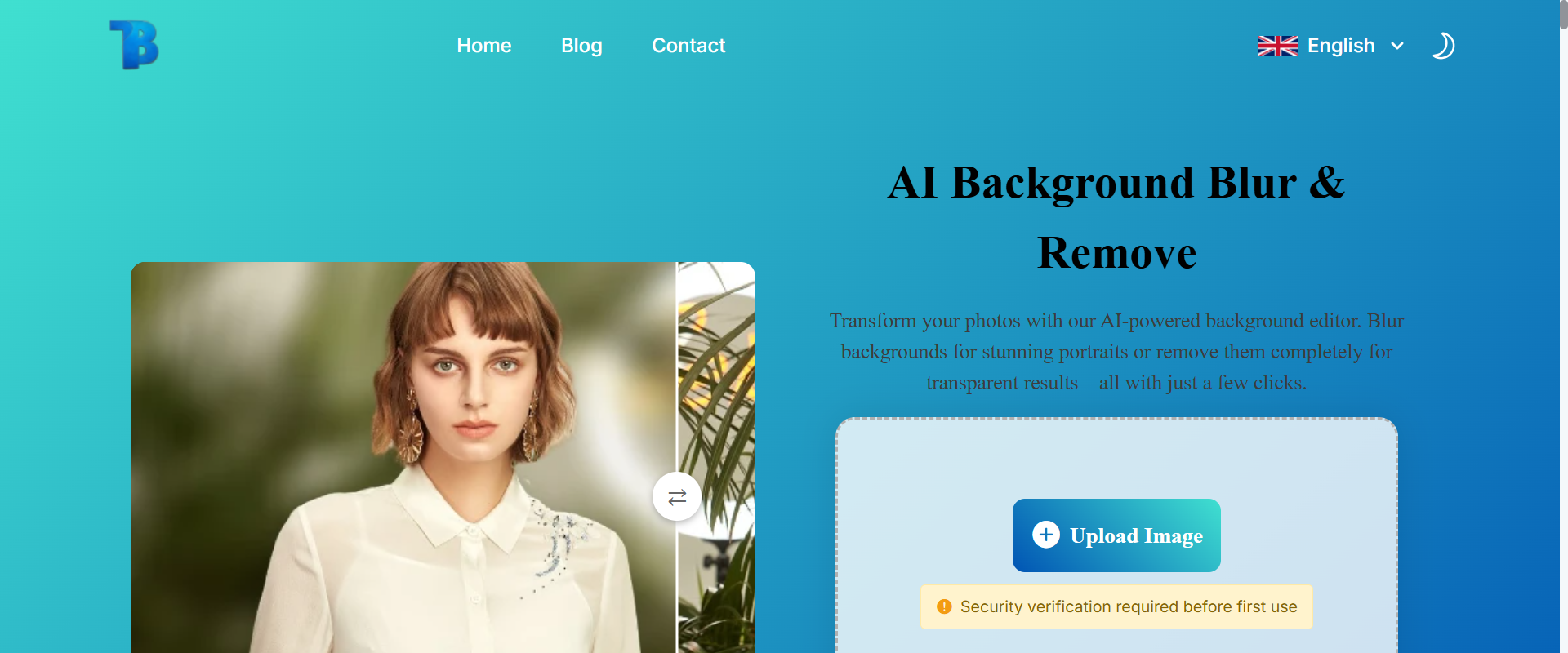 BlurBackground.ai screenshot 1