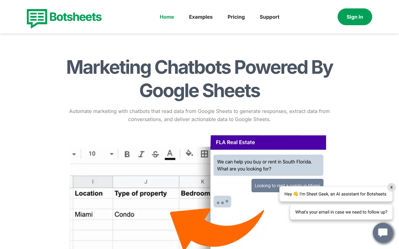Botsheets screenshot 1