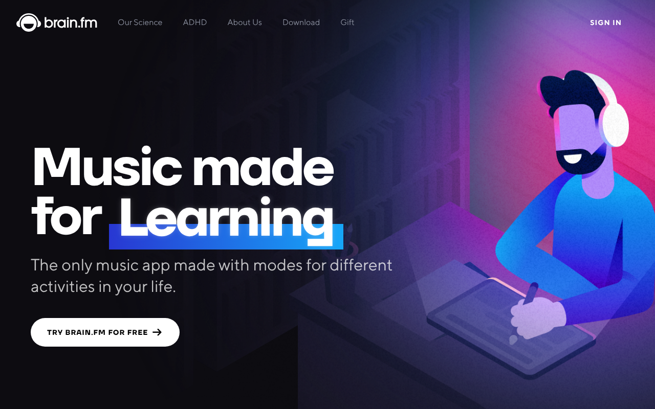 Brain.fm screenshot 1