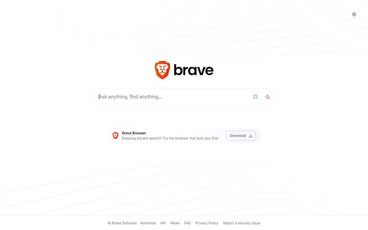 Brave Search screenshot 1