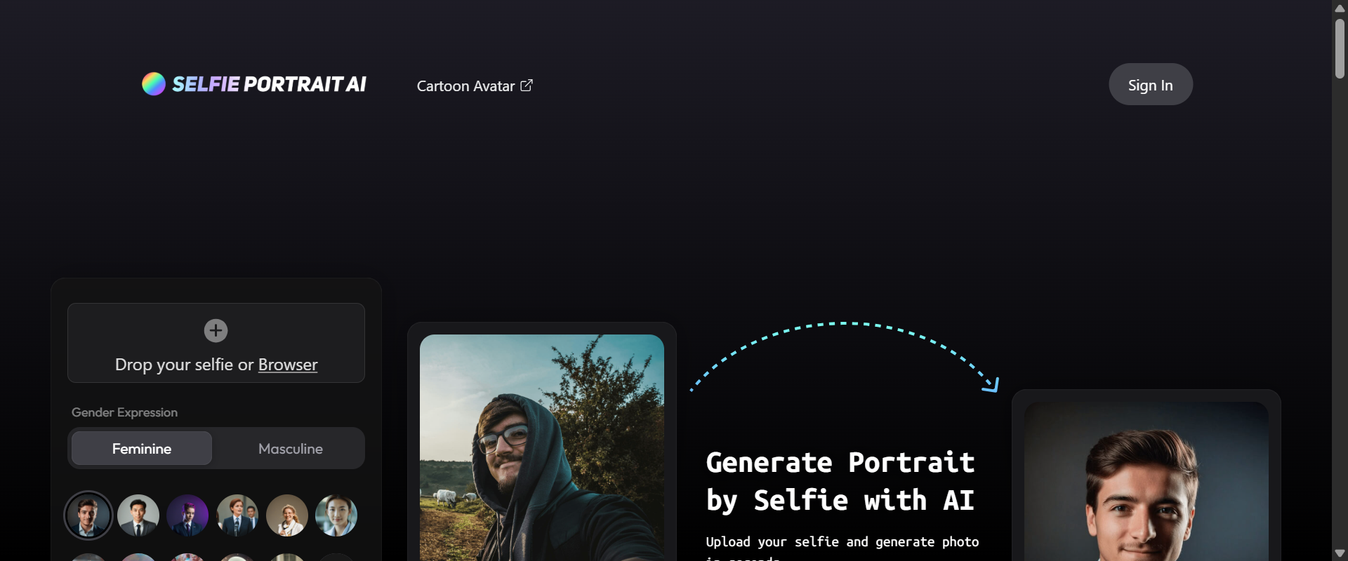 Business-Portrait.net screenshot 1