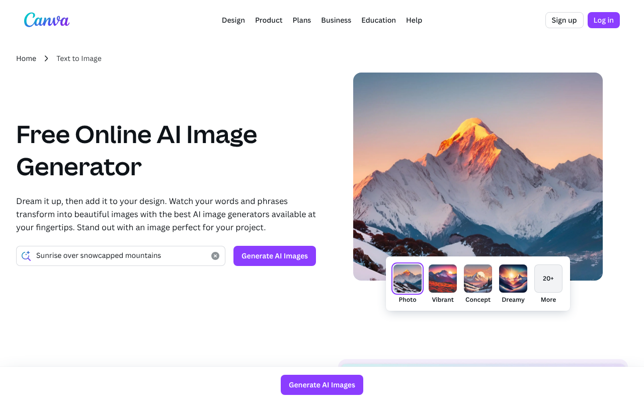 Canva AI Image Generator (Magic Media) screenshot 1