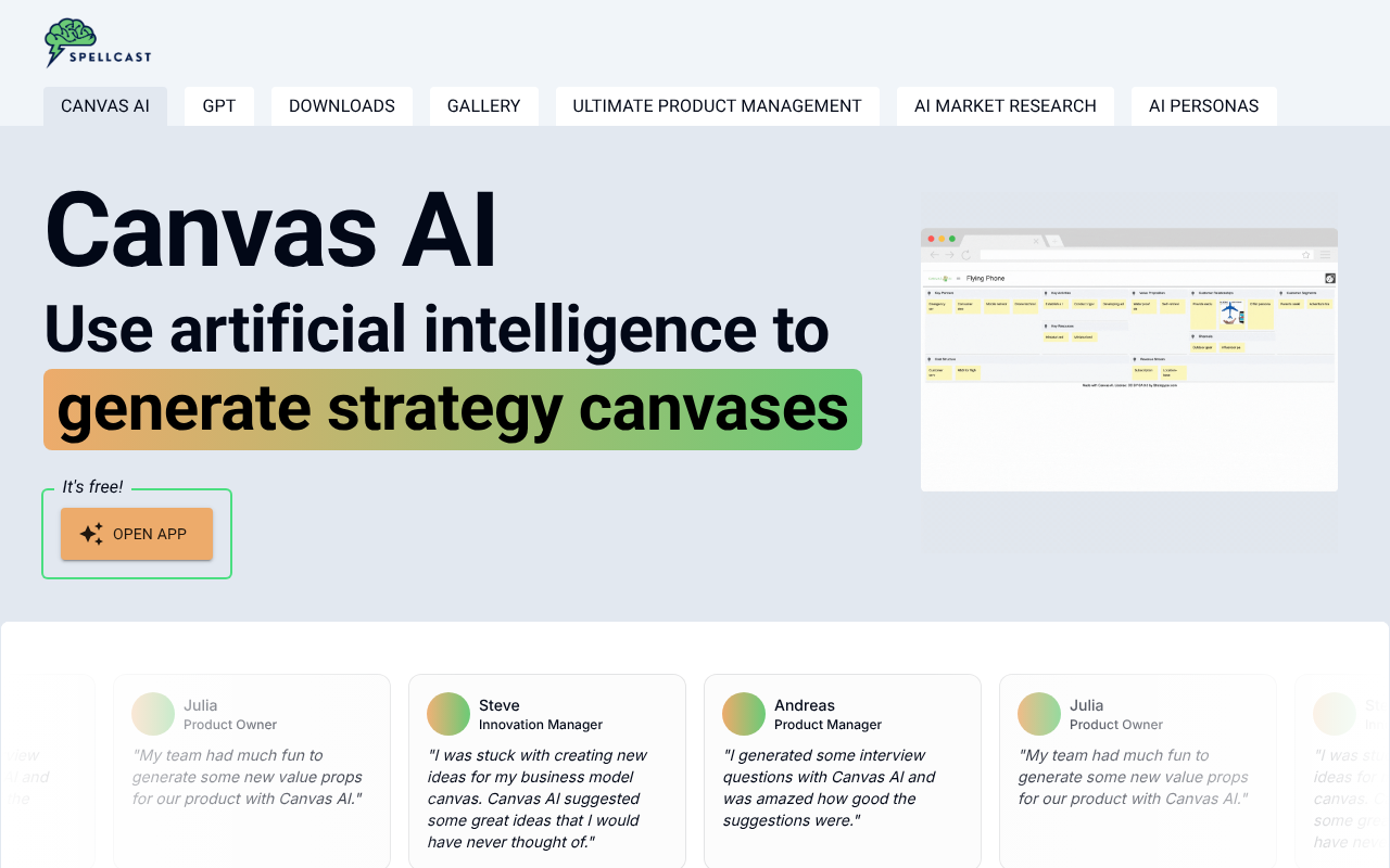 Canvas AI screenshot 1