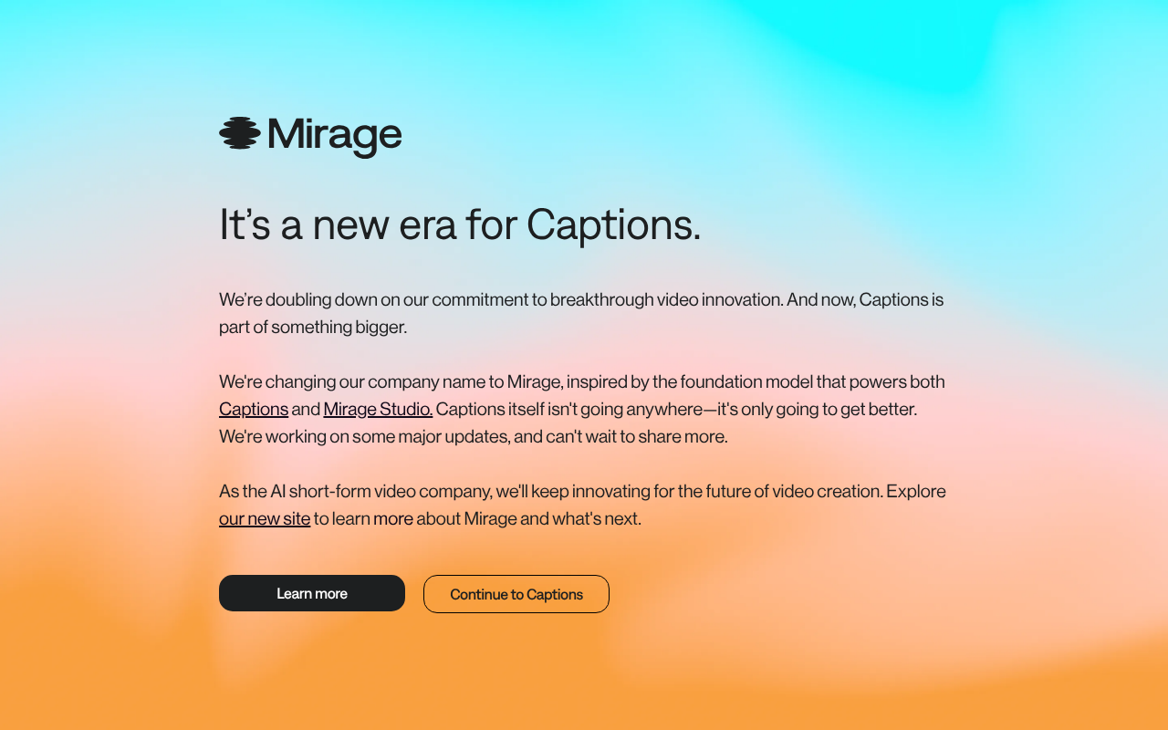 Captions.ai screenshot 1