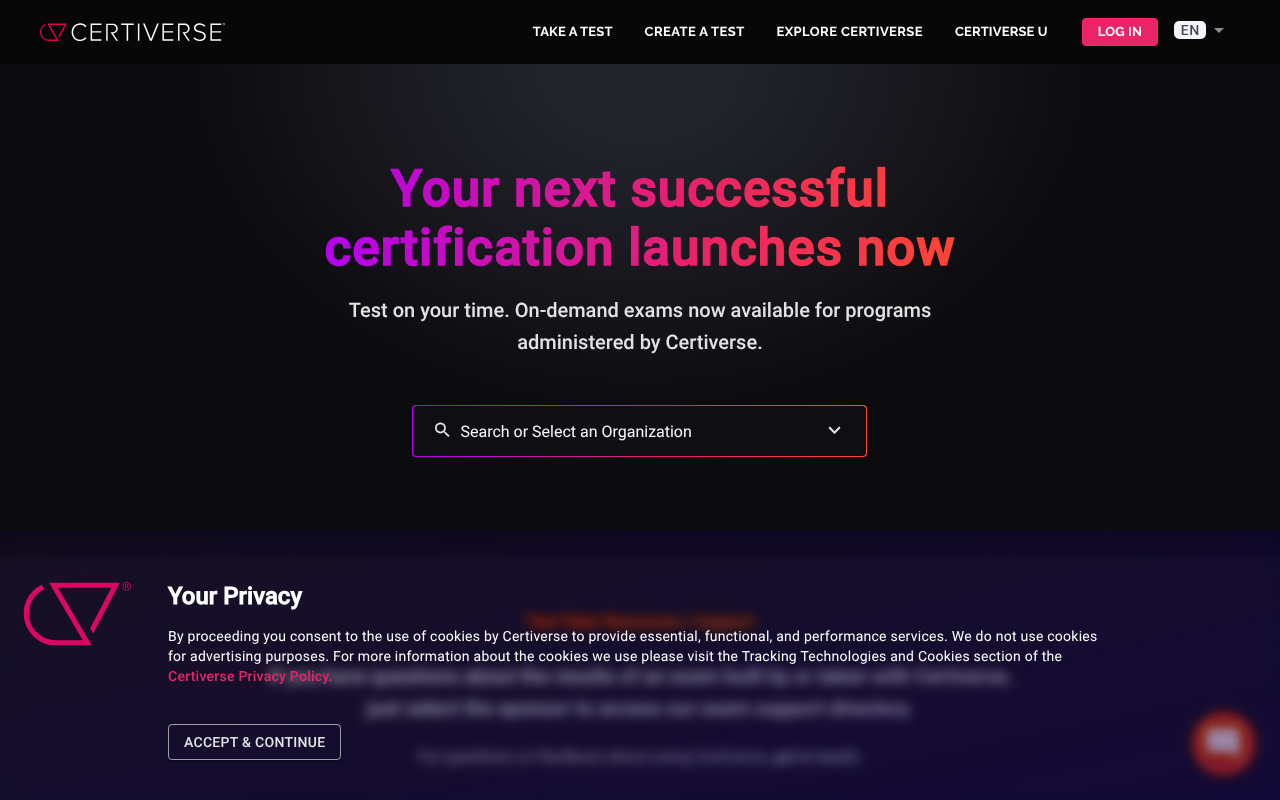 Certiverse screenshot 1