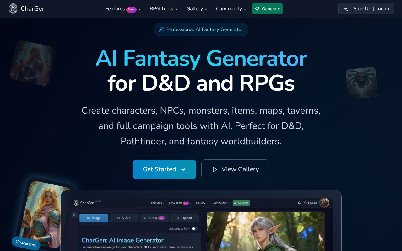 Char-Gen screenshot 1