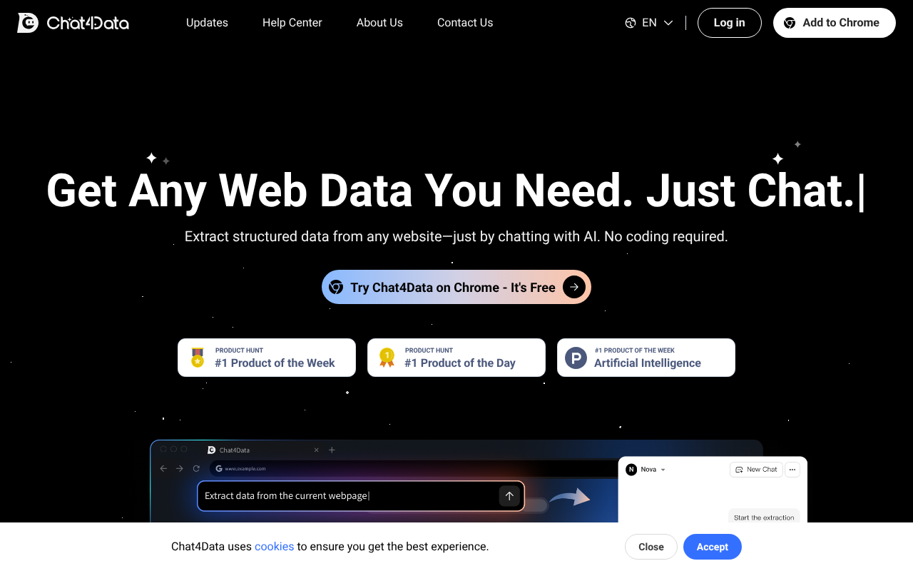Chat4Data screenshot 1