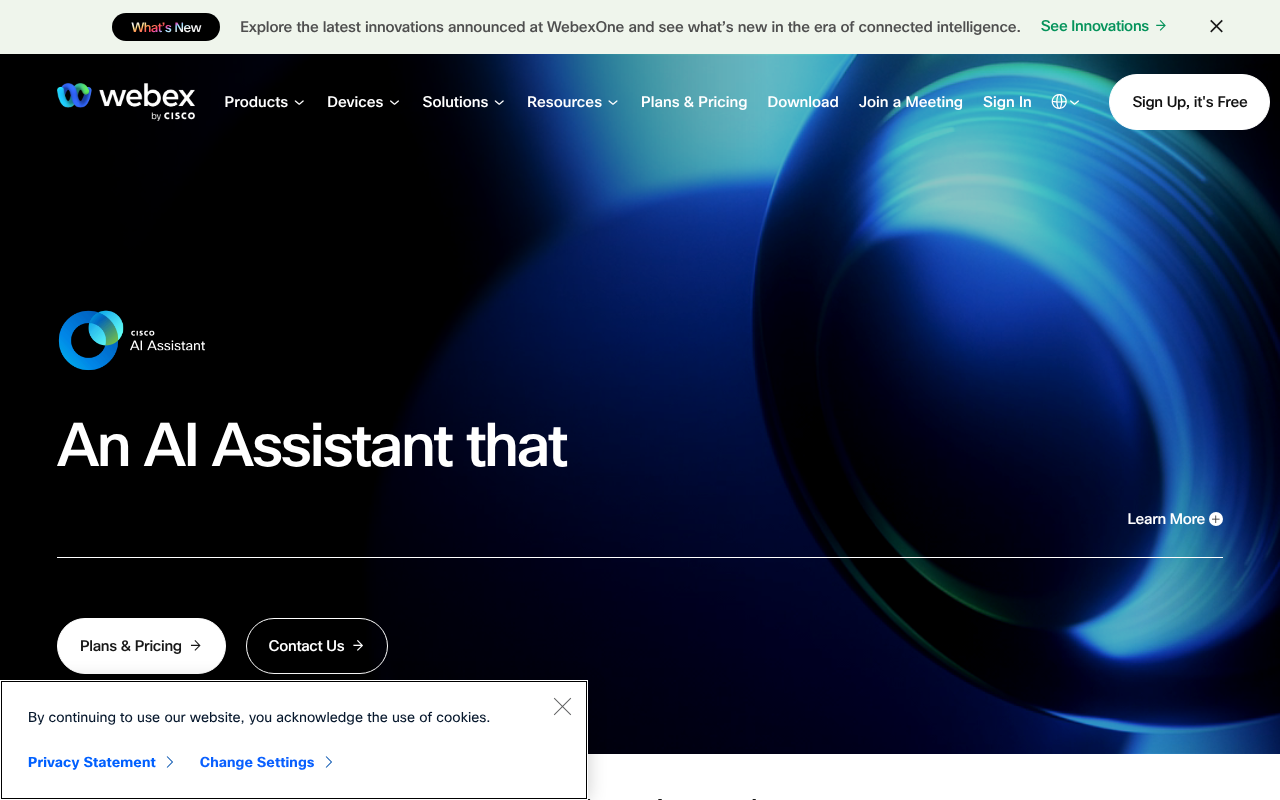 Cisco Webex screenshot 1
