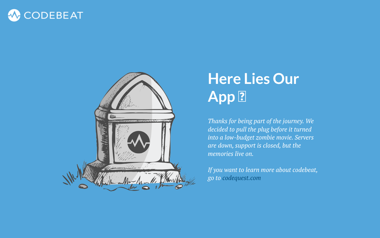 Codebeat screenshot 1