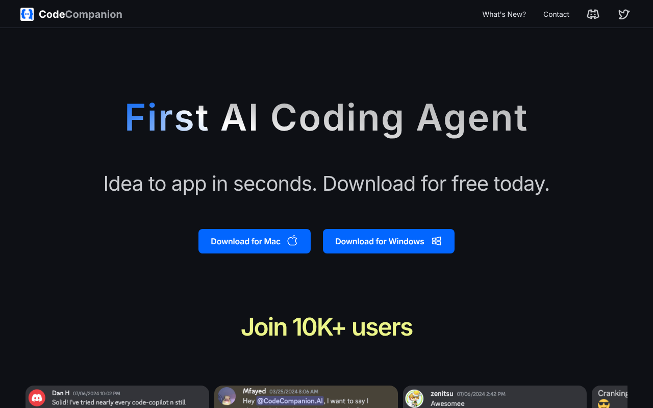 Code Companion AI screenshot 1