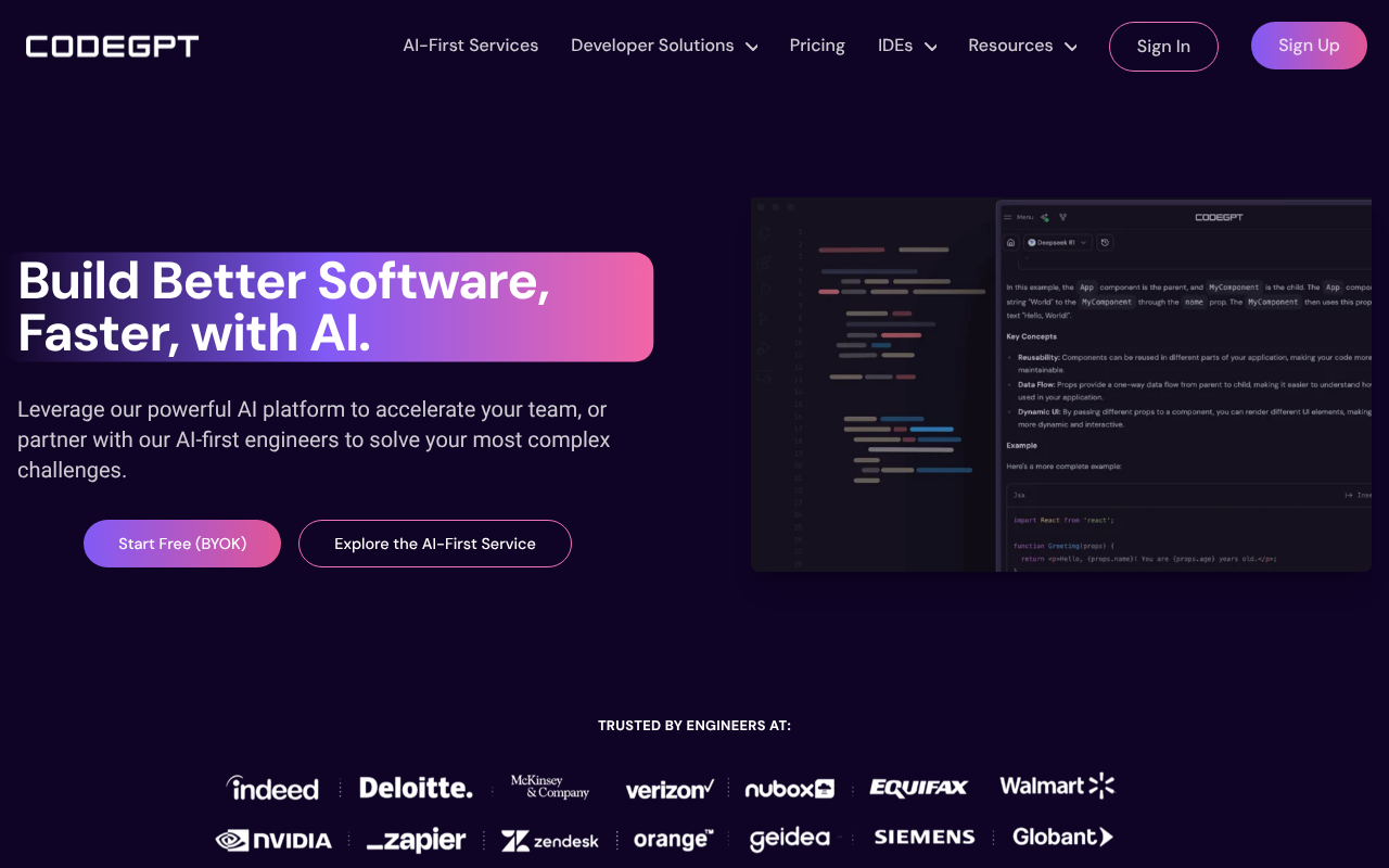 CodeGPT screenshot 1