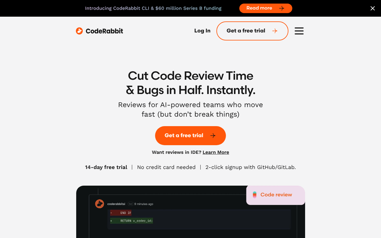 CodeRabbit screenshot 1