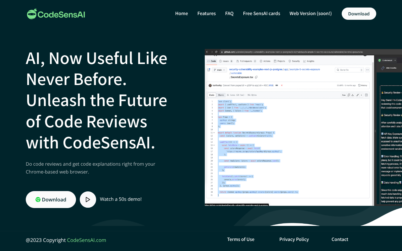 CodeSensai screenshot 1