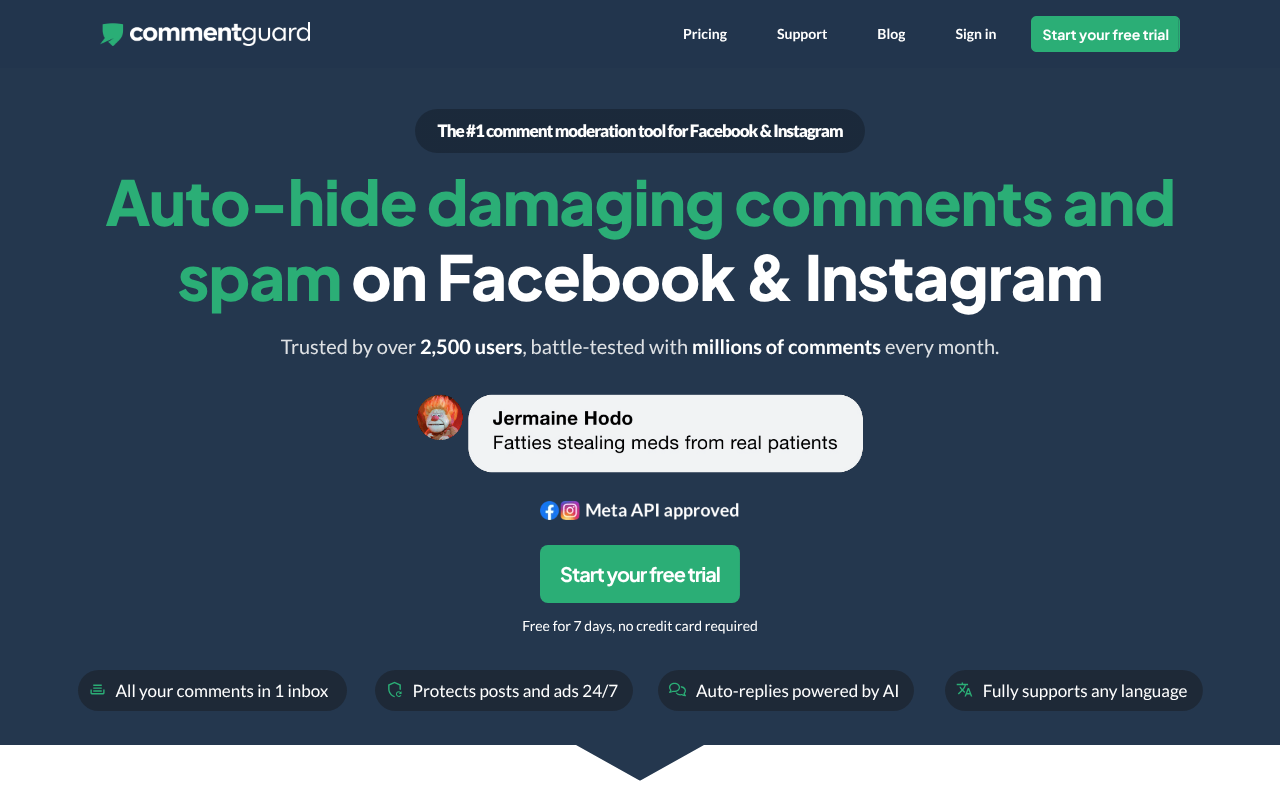 CommentGuard screenshot 1