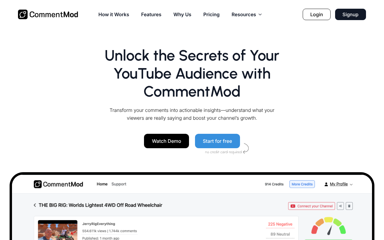 CommentMod screenshot 1