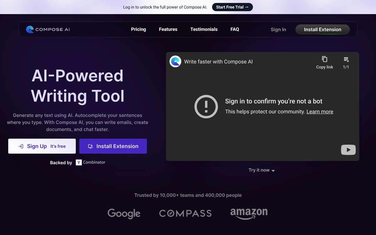 Compose AI screenshot 1