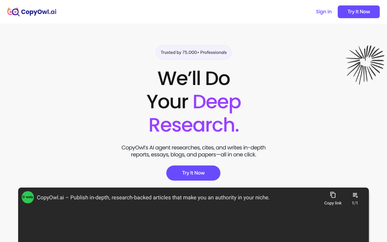 CopyOwl.ai screenshot 1