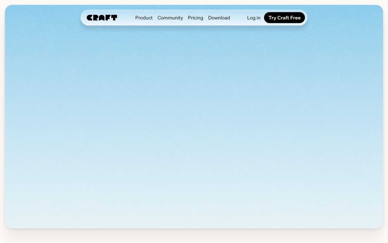 Craft screenshot 1