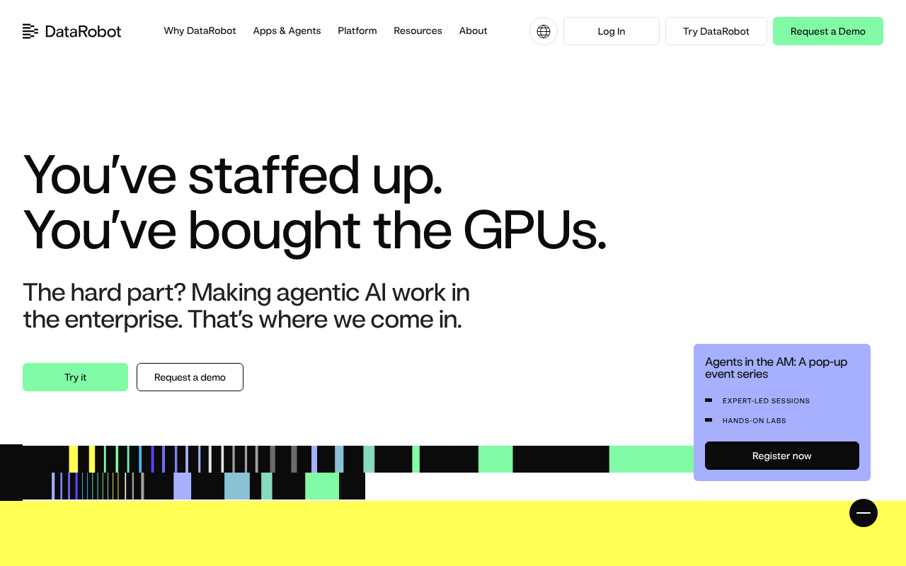 DataRobot screenshot 1