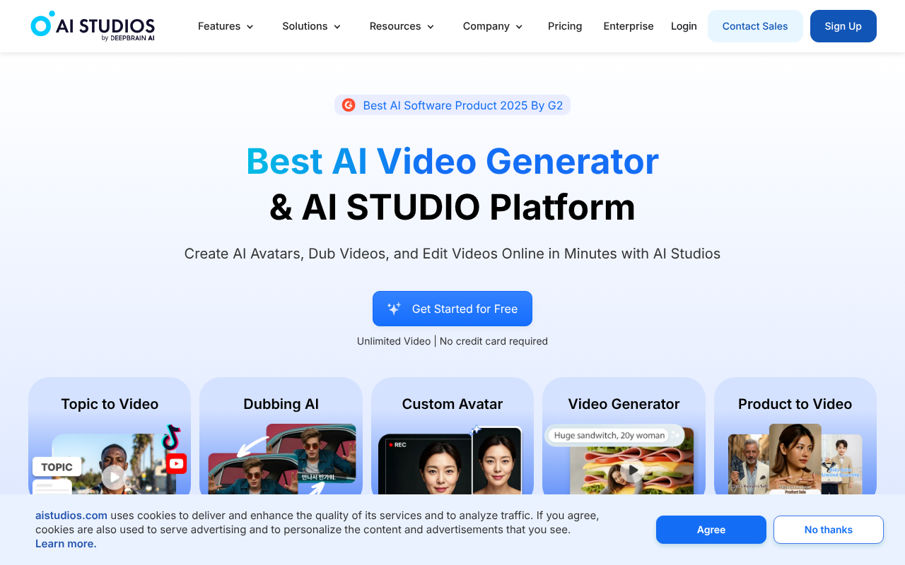 Deepbrain AI screenshot 1