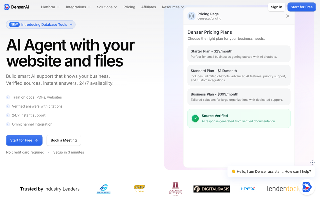 Denser.ai screenshot 1