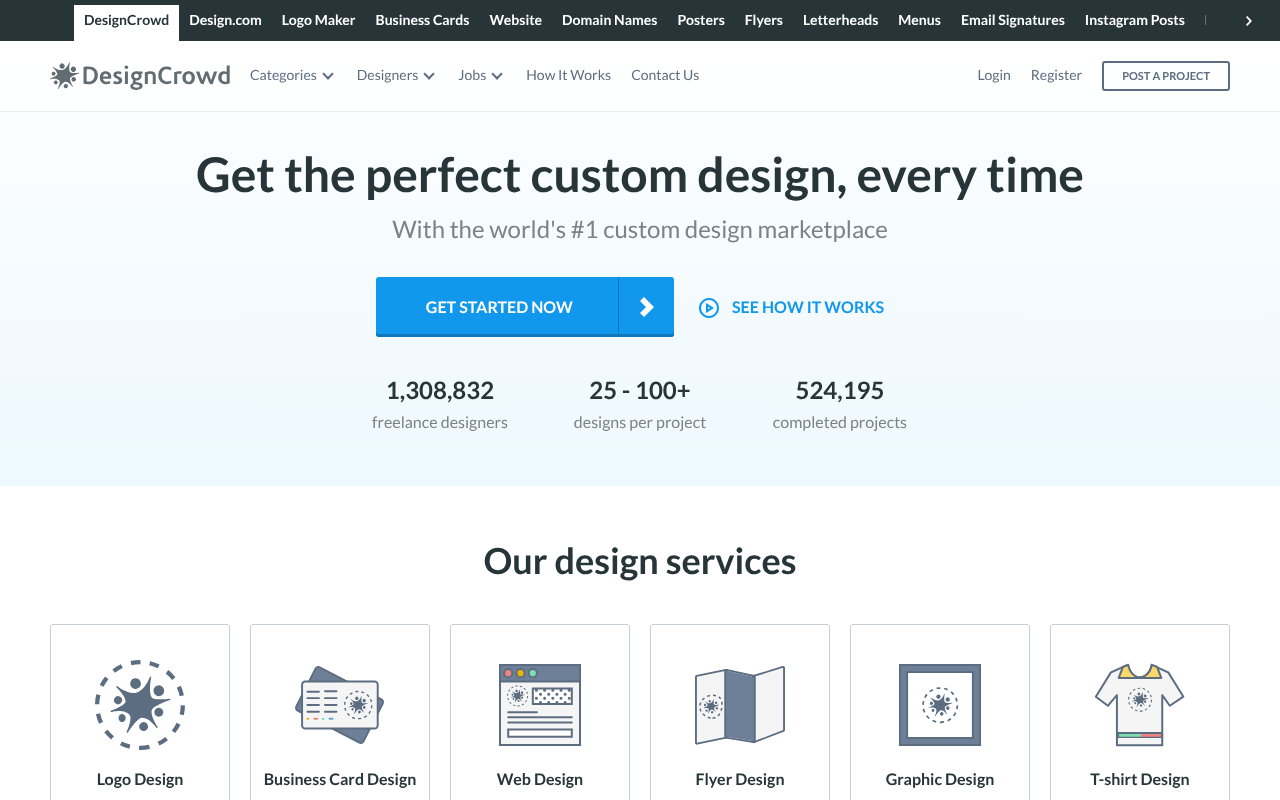 DesignCrowd screenshot 1