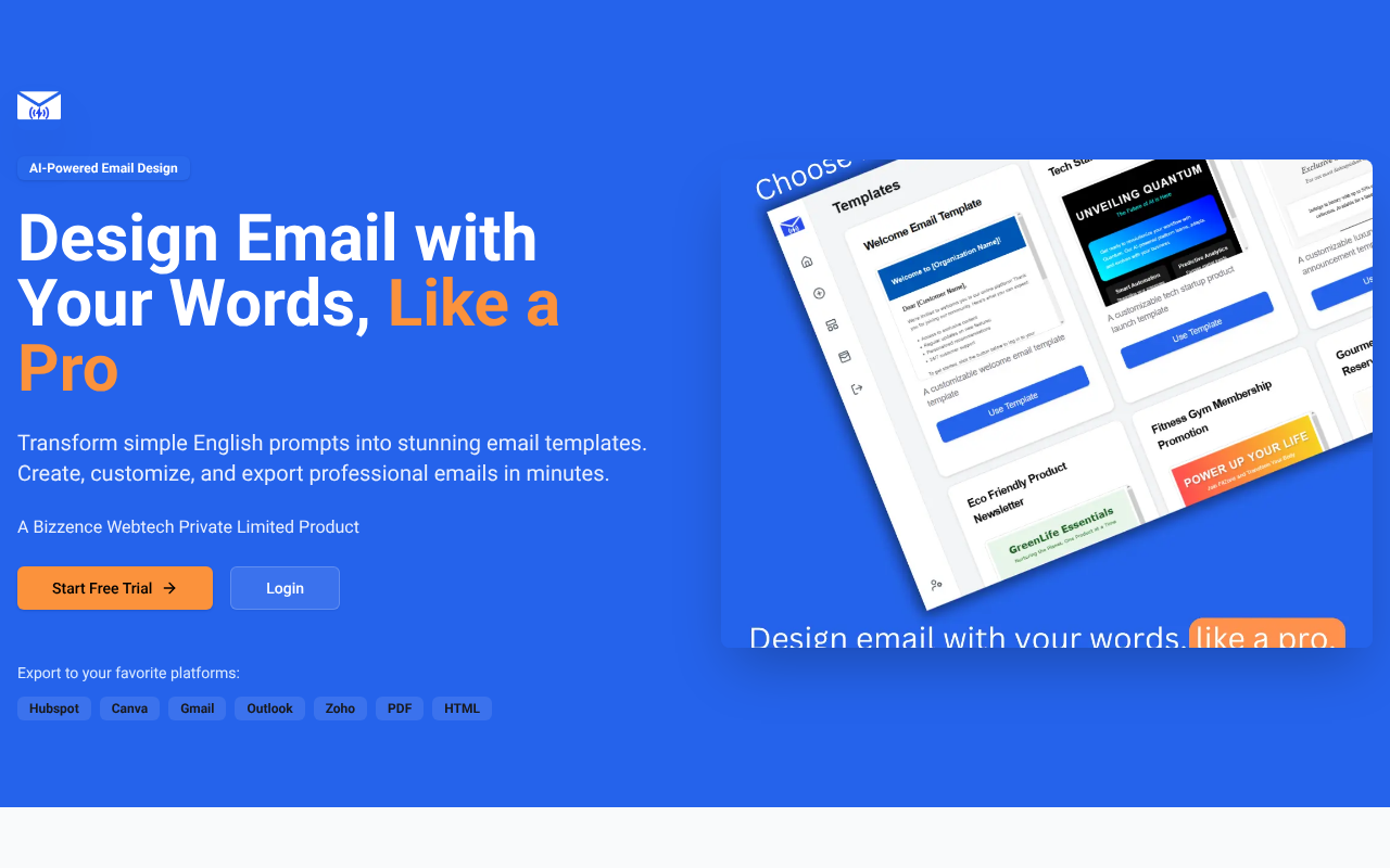 DesignMail Pro screenshot 1
