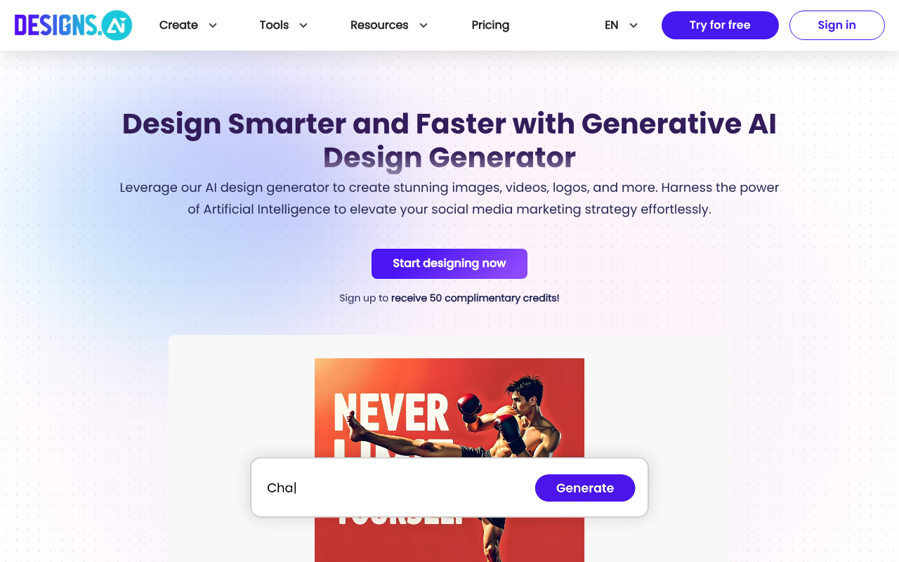 Designs.ai screenshot 1