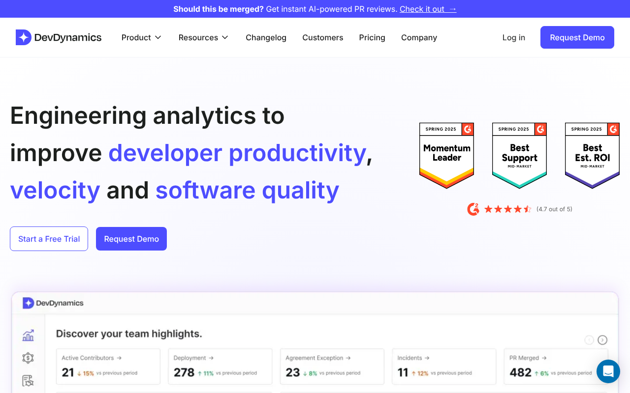 DevDynamics screenshot 1