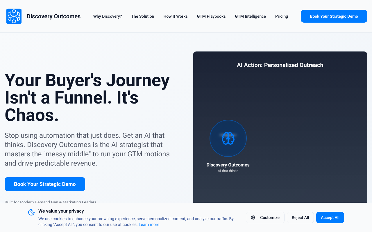 Discovery Outcomes screenshot 1