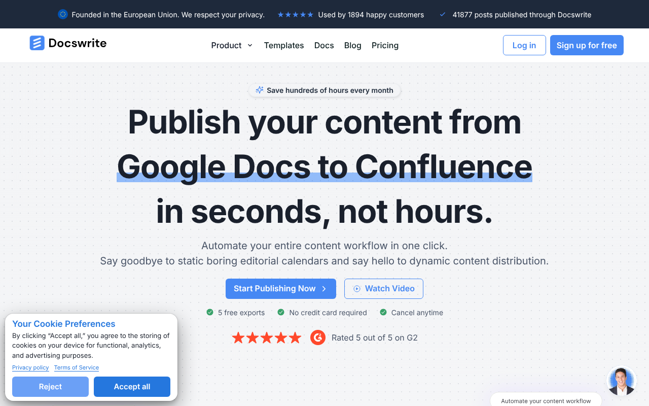 Docswrite screenshot 1