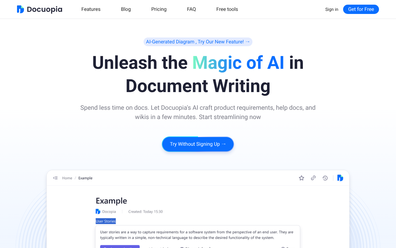 Docuopia screenshot 1