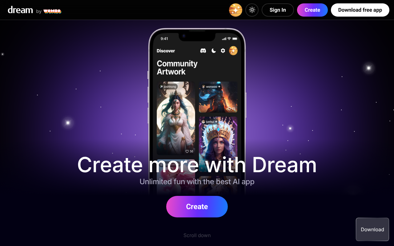 Dream.ai screenshot 1