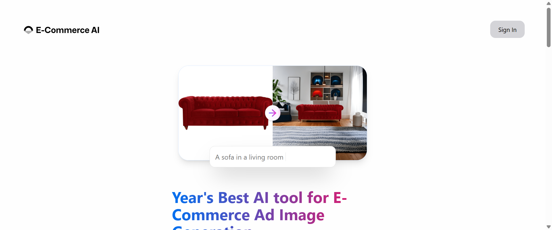 E-commerce AI screenshot 1
